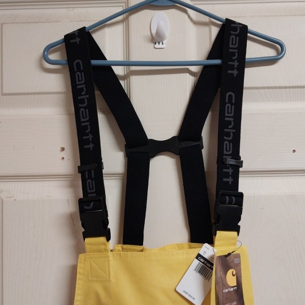 NWT Carhartt Yellow Waders Size 3X Tall - Picture 2 of 6